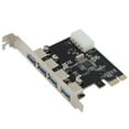 thumbnail image 1 of Carte d'Extension USB3.0 4 Ports, Adaptateur PCIe vers USB3.0 pour Bureau, Vitesse de Transfert Rapide et Performance Stable, Design Compact pour Bureau/maison, 1 of 8