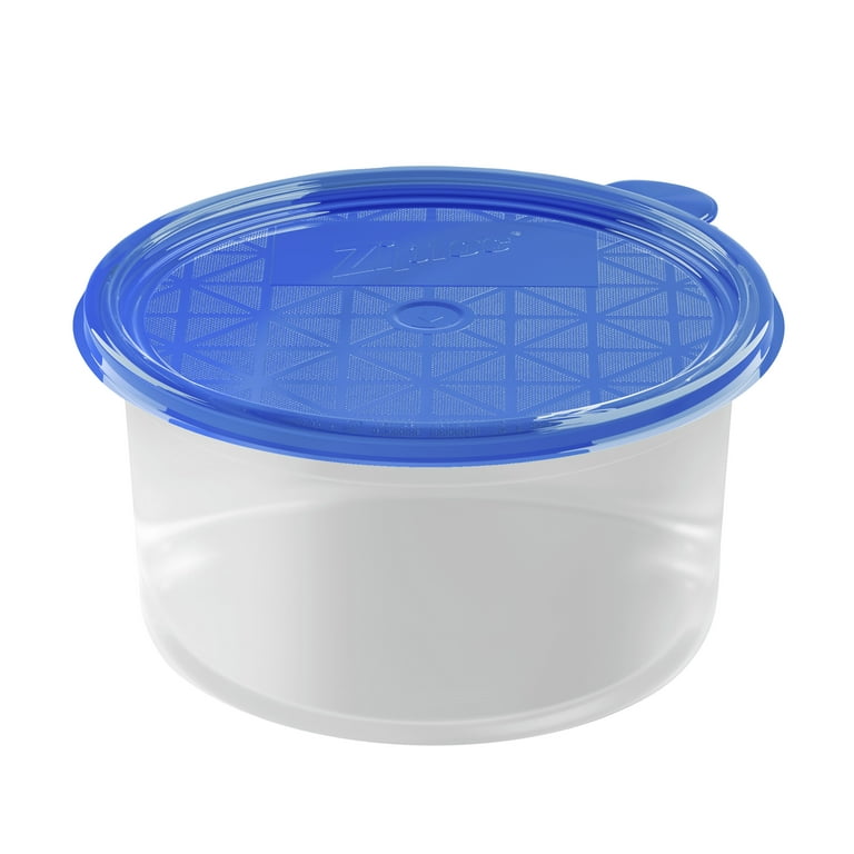 Ziploc 71420 Large Round Containers & Lids with One Press Seal, 48 Oz,  2-Count - Bed Bath & Beyond - 27606855