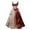 Wine, variant on Plus Size Dresses Vintage Sleeveless Halloween Evening Party Prom Long Dresses Summer Dress Hot Pink L