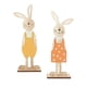 thumbnail image 4 of 2x Adornos de Conejo de Pascua de Madera Regalo Artesanía de Madera Decoraciones de Fiesta Estables Decoración Decoración Linda para el Hogar S Macarena escritorio conejito de pascua decoraciones, 4 of 8