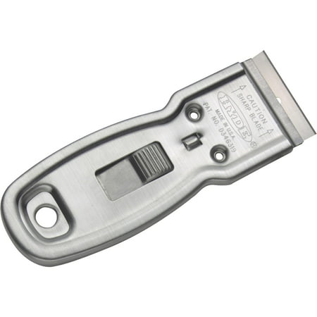 Hyde 4"L, 4-1/2", Razor Scraper, Silver, 13050