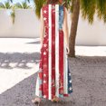 thumbnail image 4 of Awdenio Plus Size Summer Dresses 4th of July Dress for Women Sleeveless American Flag Patriotic Elastic High Waist Sundress, 4 of 7