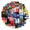 thumbnail image 1 of Paquete de pegatinas con pósteres musicales, 52 unidades, teatro clásico y Broadway, 1 of 2