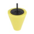thumbnail image 1 of Coche Cono Pulido Almohadilla Esponja Pulido Almohadilla Amarillo para Rueda Cubo Cuidado, 1 of 1