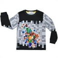 thumbnail image 2 of Kawell Pyjamas pour Garçons 4-15 Ans Enfants Minecraft Vêtements de Nuit, Lot de 2, 2 of 7