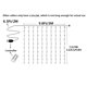 thumbnail image 3 of 1pc 9.8ft X 9.8ft 300 LED Curtain String Lights, 8 Modes Fairy Copper Light With Remote, USB Powered Waterproof For New Year Christmas Bedroom Party, Wedding Home Garden Wall Decorations, 3 of 4