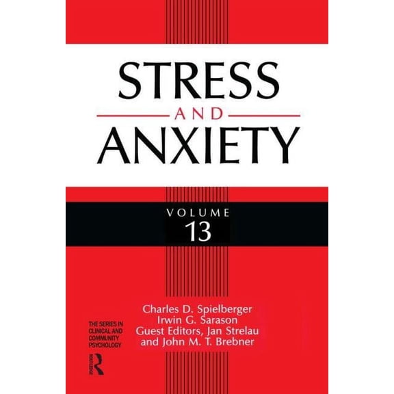 Clinical and Community Psychology Stress And Anxiety, Book 13, (Hardcover)
