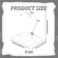 thumbnail image 2 of 8sets Clear Plastic Model Assembled Action Figure Display Holders Model Support Stands with Iron Findings Rectangle 9.3x7.3x11cm, 2 of 9