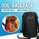 thumbnail image 4 of Pet Sling Backpack, Pet Front Cat Dog Sling Backpack Bolsa de viaje ajustable, Piernas extendidas, Conveniente para perros pequeños Gato Cachorro Viajes Senderismo Camping Ormromra 2034806-5, 4 of 8