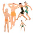 thumbnail image 2 of 5Pcs Miniature Toys Old People Figurines Plastic Micro Landscape For Collectors And Educators, 2 of 9