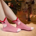thumbnail image 3 of Calcetines de punto para mujer,Calcetines de punto para mujer Calcetines de punto con puños Calcetines de punto de animales Instalación sin esfuerzo, 3 of 5
