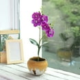 thumbnail image 5 of Cheer.US 5 Pcs Artificial Flowers, Faux Flowers Butterfly Orchid DIY Flower Perfect for DIY Indoor Outdoor Home Kitchen Office Table Centerpieces Wedding Arrangements Christmas Decor, 5 of 7
