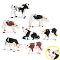thumbnail image 1 of Realistic Cow Cattle Figurine Model Crafts Ornaments Educational Kids Toy Gift, 1 of 10