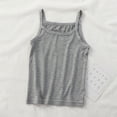 thumbnail image 2 of Ropa Para Bebés Y Niñas, Atuendo Para Niños Pequeños, Camisola Elástica Transpirable Absorbente De Sudor De Verano, Top Gris Odeerbi LM103-5706, 2 of 5