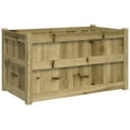 thumbnail image 5 of vidaXL Jardinière 90x50x50 cm Bois de Pin Imprégné, 5 of 5