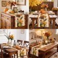 thumbnail image 6 of Vintage Pumpkins Thanksgiving Table Runner 36 Inches,Short Dining Table Runners Dresser Scarves,Fall Floral Elegant Farmhouse Kitchen Coffee Tablerunner for Tabletop Party Wedding Baby Shower 13"x36", 6 of 9