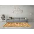 thumbnail image 3 of Ahgly Company Indoor Square Oriental Brown Modern Area Rugs, 3' Square, 3 of 4