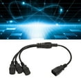 thumbnail image 1 of C14 To 3 X C13 Y Splitter Cable, Universal 1 To 3 Flame  Brass Core 075 Waterproof Short IEC 320 C14 To 3 X C13 Power Cable PVC Shell  For PC, 1 of 8