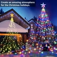 thumbnail image 2 of PLINVON Christmas Tree Light Decorations Solar Powered, Outdoor Chtistmas String Lights with 8 Lighting Modes for Christmas Tree Holiday Decor, Warm white, 2 of 7