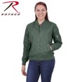 thumbnail image 1 of Rothco Womens MA-1 Flight Jacket - Sage Green, 1 of 4