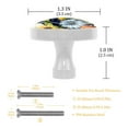 thumbnail image 3 of 4 Pcs Sunflower Knobs for Kitchen Cabinet Cupboard Dresser Bookcase Drawer Pulls Handles Round Home Decor, 3 of 5