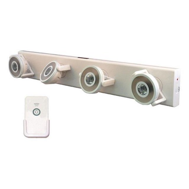 LPL1074WRCAC 12 LEDs White Under The Cabinet Task Light Remote