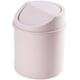 thumbnail image 1 of Mini bote de basura, bote de basura pequeño, bote de basura de mesa, mini bote de basura de escritorio con tapa creativa, rosa, 1 of 5