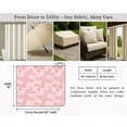 thumbnail image 6 of Soimoi Waterproof Outdoor Fabric by 5 Yard | Patchwork Print on Pink | 56" Wide | UV Resistant & Durable Taffeta Material for Cushions, Covers, Curtains, awning & DIY Projects, 6 of 7