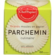 PAPER CHEF PARCHMENT CUP LG 60 PC - Pack of 12