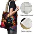 thumbnail image 3 of Doctor Strange Bolso de tela con estampado de lienzo para mujer, bolsa de compras reutilizable y estética, con cremallera interior, regalo para mujer,40*40cm., 3 of 6