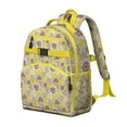 thumbnail image 3 of Boho Sunflower Print School Backpack for Student Lightweight Adjustable Padded Straps Chest Strap Durable Water-resistant Bookbag for Daily Use, 3 of 6