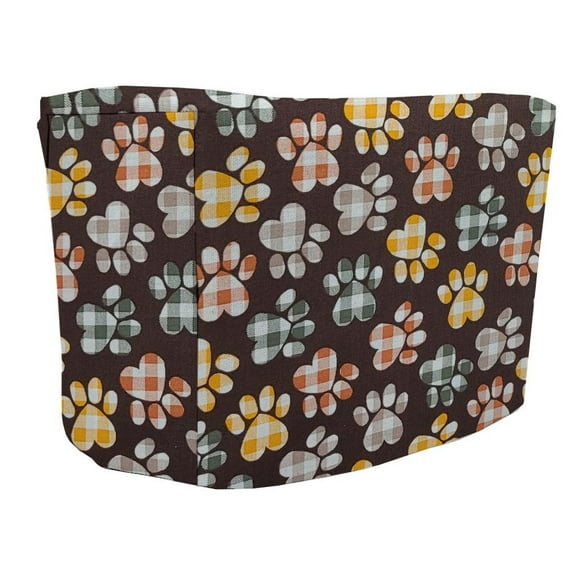 Puppy Love Dog Paws Toaster Cover by Penny's Needful Things (2 Slice, Brown)