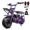 Purple, variant on FRP 99cc 4-Stroke Gas Mini Bike with Front Cargo Racks, Pull Start Mini Dirt Bike for Ages 13+, Rear Disc Brake, Up to 28 MPH, 220 lb Capacity, Utility Hauler Style – Purple