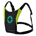 thumbnail image 5 of Chaleco de ciclismo LED, chaleco reflectante con luces LED intermitentes y recargable por USB, indicador de dirección, chaleco de bicicleta intermitente para ciclismo nocturno., 5 of 5