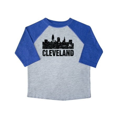 

Inktastic Cleveland Skyline Grunge Gift Toddler Boy or Toddler Girl T-Shirt