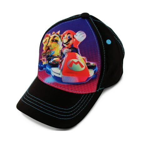 Nintendo Super Mario and Bowser Character 3D Pop Baseball Cap, Toddler Boys Age
