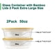 thumbnail image 3 of Contenedor de Alimentos Urban Green Paquete de 2 de 1475ml con Tapa de Bambú, 3 of 7