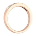 thumbnail image 2 of 1/2 Carat Channel Set Diamond Wedding Band Ring in 14K Rose Gold (Ring Size 4.5) (I1-I2 Clarity), 2 of 4