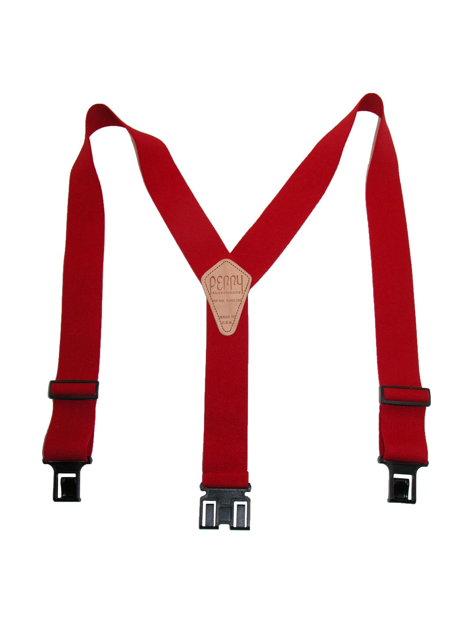 Perry Suspenders Men's Elastic Hook End Suspenders (Tall Available