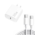 thumbnail image 1 of Kit Cargador Tipo C 20W + Cable USB-C a USB-C de 2m Carga Rápida y Protección Inteligente, 1 of 9