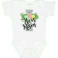 thumbnail image 3 of Inktastic He is Risen Floral Print Cross with Beautiful Flowers Boys or Girls Baby Bodysuit, 3 of 5