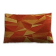 thumbnail image 1 of Ahgly Company Patterned Indoor Rectangular Neon Orange Lumbar Throw Pillow, 13 inch by 19 inch, 1 of 5