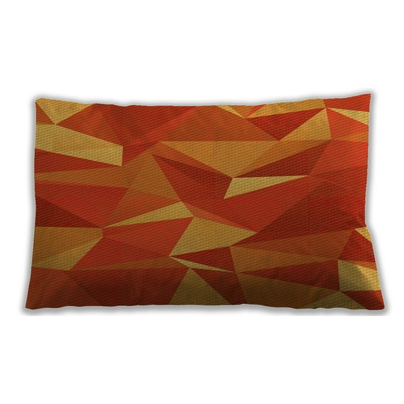 Ahgly Company Indoor Rectangular Contemporary Lumbar Throw Pillow, 13 inch by 19 inch