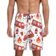 thumbnail image 1 of Balery Fire Truck Pantalones cortos de pijama de punto de algodón para hombre con cinturilla y bolsillos-Large, 1 of 6