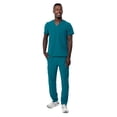 thumbnail image 5 of Adar Addition Go-Basic Scrub Set For Men - Classic V-Neck Scrub Top & Cargo Scrub Pants - A9300 - Caribbean Blue - S, 5 of 7