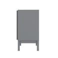 thumbnail image 6 of Flash Furniture Wooden 3-Drawer Dresser for Bedroom, Chest of Drawers for Kids in Gray, 6 of 10