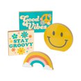 thumbnail image 2 of Groovy Party Wood Blocks - 4 Pieces, 2 of 2
