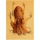 thumbnail image 1 of Carteles de pulpo abstracto Retro Vintage Kraft, animales marinos, carteles modulares e impresiones, imágenes artísticas de pared, sala de estar y hogar, 1 of 4