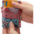 thumbnail image 5 of RFID Blocking Slim Card Holder Minimalist Leather Small Wallet with Front Pocket for Women Men, 5 of 5