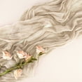 thumbnail image 4 of Unique Bargains Cheesecloth Table Runner for Wedding Decoration 118.11"x 35.43" Beige, 4 of 6